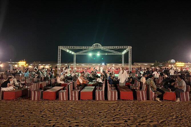 Dubai Evening Safari With Quad Biking VIP BBQ 10 Show Camel Ride - VIP seating changes the dinner portion