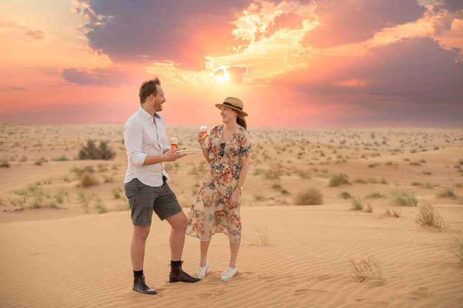 Dubai: Luxury Safari with Michelin-Curated 5-Course Dinner - Dinner in a private desert cabana