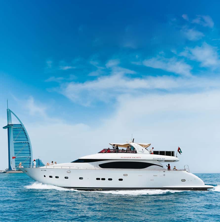 Dubai Marina: Luxury Yacht Tour with Breakfast or BBQ Option - Starting at Dubai Marina with a red-carpet welcome
