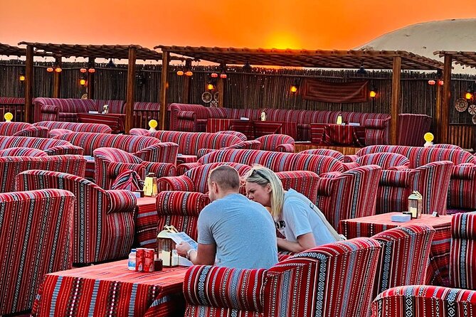 Dubai Premium Desert Safari – Live Buffet Dinner & Luxury Camp - The sunset stop is the best photo moment