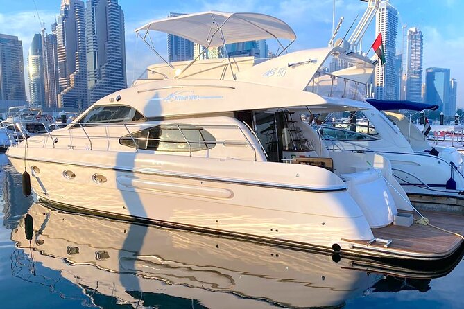 Dubai: Private Luxury Cruise on a Stylish 50ft Yacht - Sunset, swimming, and the pace of the outing