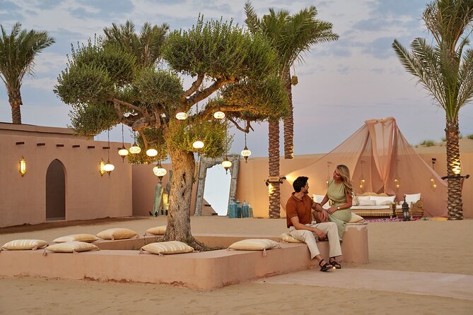 Dubai Private VIP Desert Dinner and Live Entertainment Show - Entering Noble Camp through its traditional souq