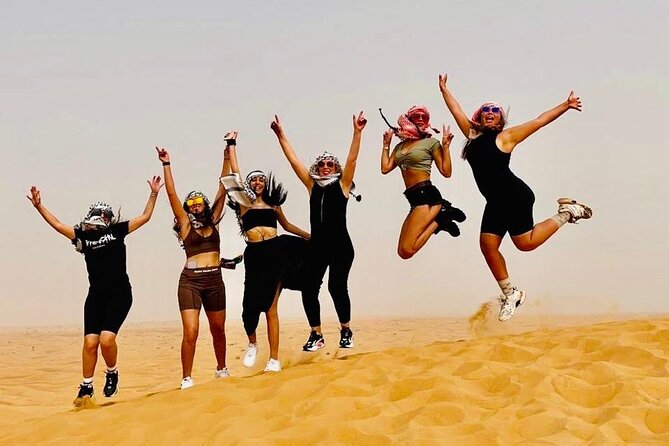 Dubai Red Dunes with Sandboarding, Camel Ride, Falcon & VIP Camp - The two-hour camp program