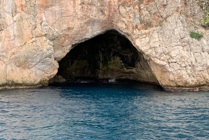 Exclusive Private Boat Tour on a Luxury Day Cruiser - Nice/Monaco - Eze-sur-Mer, turquoise water, and an onboard aperitif