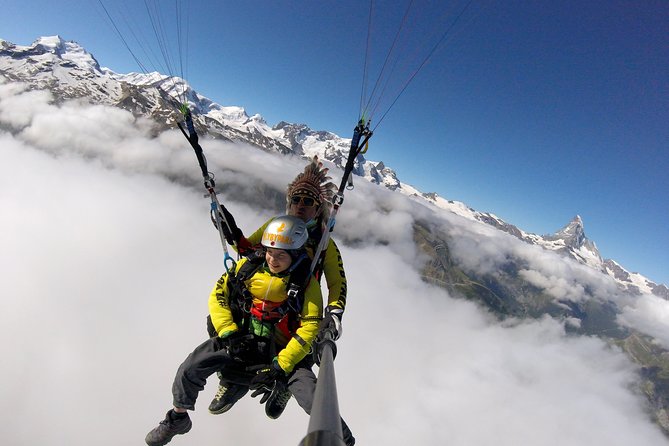 FLYMATTERHORN VIP Paragliding from Zermatt, With Matterhorn View - The mountain ride to the launch point