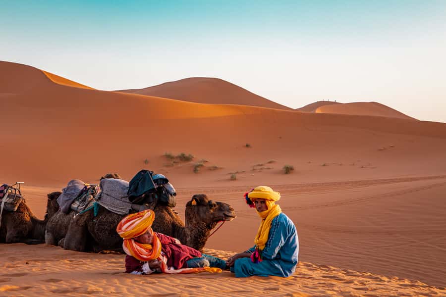From Fes: 2-Day Merzouga Desert Trip w/Luxury Tent & Dinner - Sleeping in a luxury tent with a private bathroom