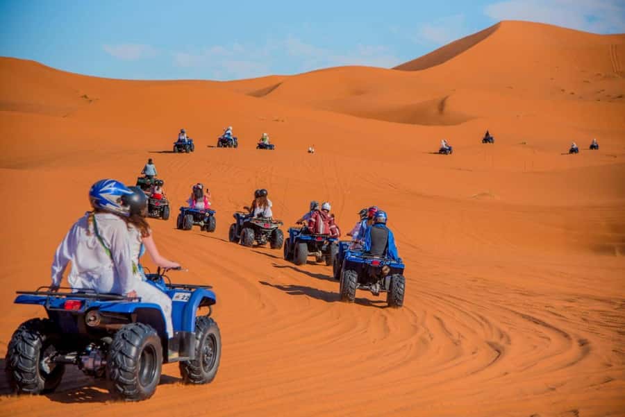 From Fes To Marrakech: 2-Days with Luxury Camp, Desert Tour - Ziz Valley and Erfoud: palms, stone, and fossils