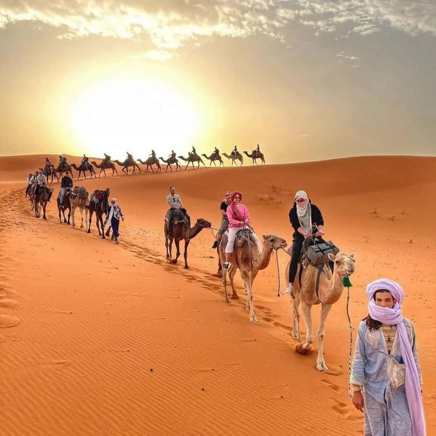 From Fez: 2-Day luxury Sahara Desert Tour with Camel Ride - Sunrise over Erg Chebbi