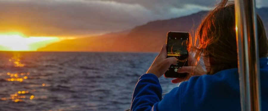 From Funchal: Cabo Girao Sunset Cruise on Luxury Catamaran - Sunset on the Atlantic