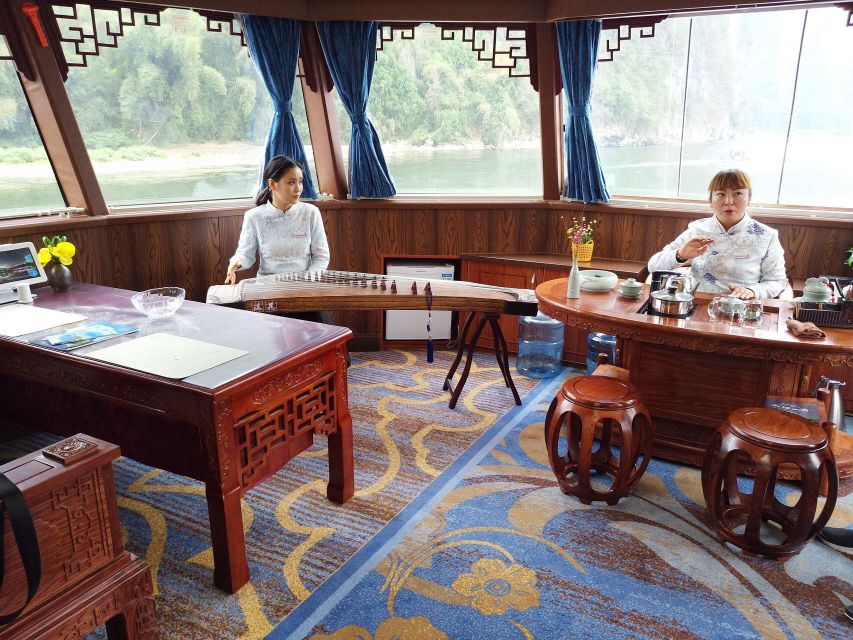 From Guilin: 4 Star Luxury Li River Cruise with Buffet Lunch - Four hours among the karst peaks
