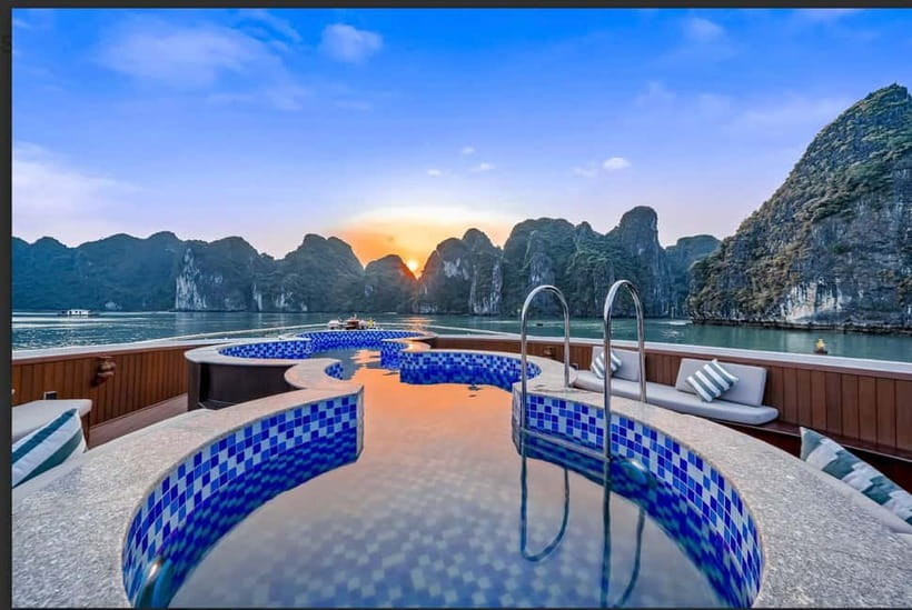 From Ha Long: Luxury Symphony Day Cruise with 2 Jacuzzi Pool - Service, atmosphere, and the crowded-route question