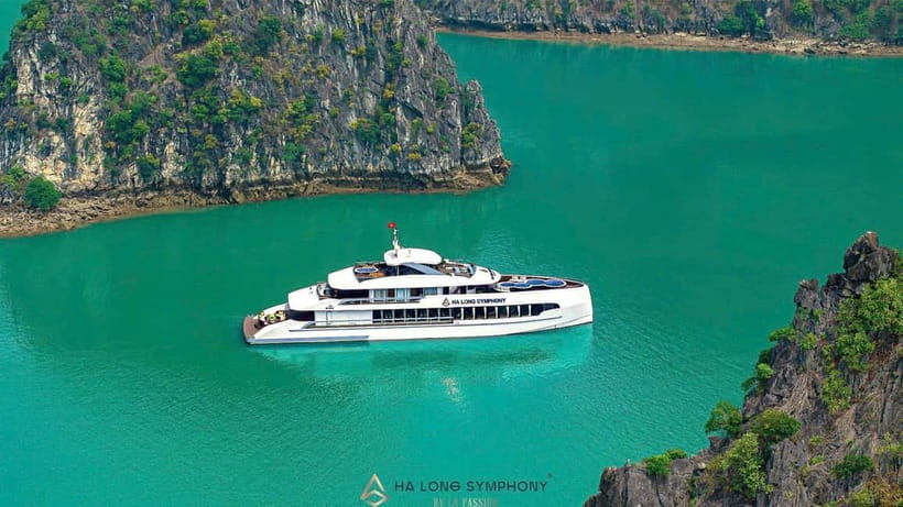 From Ha Long: Luxury Symphony Day Cruise with 2 Jacuzzi Pool - Starting at Ha Long International Cruise Port