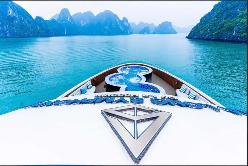 From Ha Long: Luxury Symphony Day Cruise with 2 Jacuzzi Pool - What the $60 price really includes