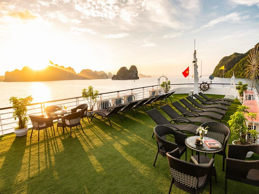 From Hanoi: Ha Long Bay Luxury Day Cruise with Buffet Lunch - Boarding the boat and settling into the day