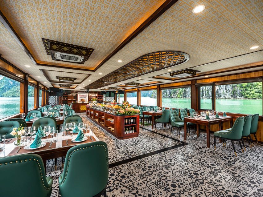 From Hanoi: Ha Long Bay Luxury Day Cruise with Buffet Lunch - Luon Cave by kayak or boat