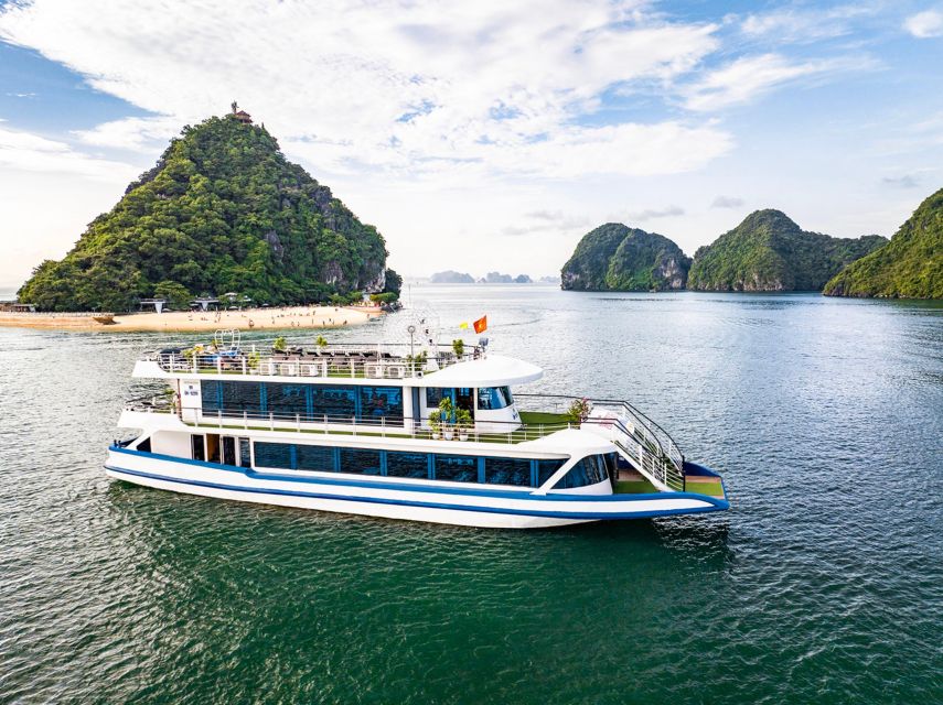From Hanoi: Ha Long Bay Luxury Day Cruise with Buffet Lunch - The return cruise and the long road home