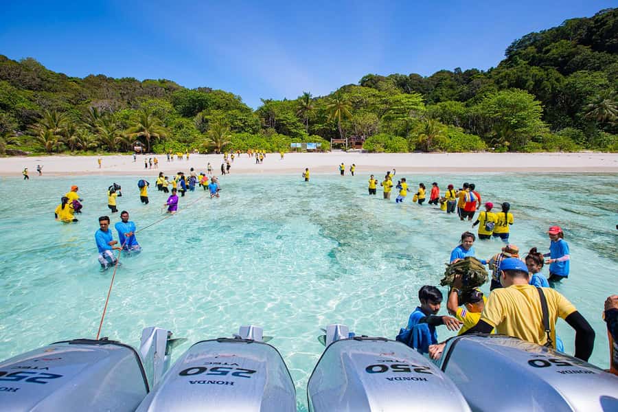 From Khao Lak: Similan Islands Day Trip by Luxury Catamaran - Koh Ba Ngu and the afternoon reef stop