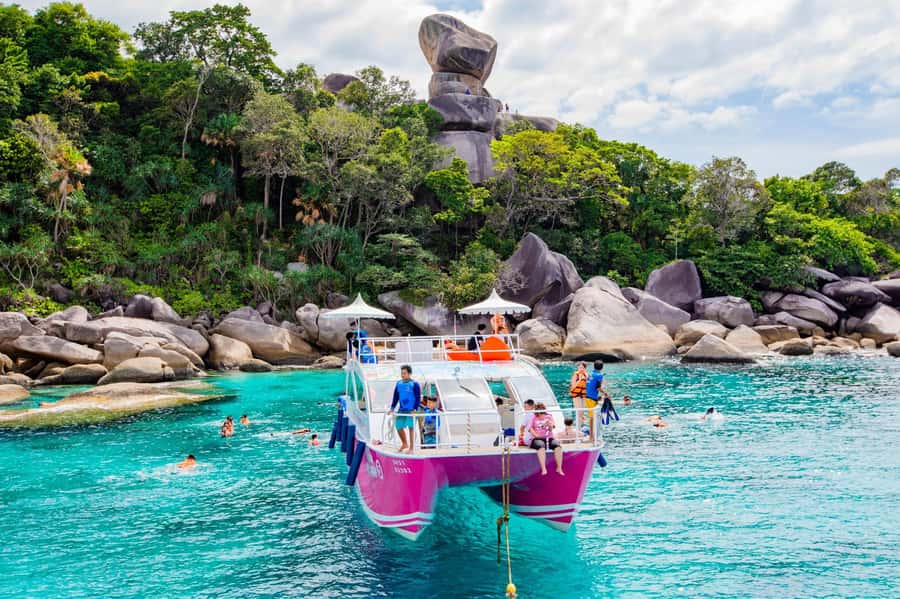 From Khao Lak: Similan Islands Day Trip by Luxury Catamaran - A 6:50 to 7:30 pickup from Khao Lak
