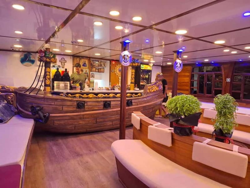 From Kos:A full day cruise in the newest luxury vessel! - Captain Morgan, a new boat with a party-boat personality