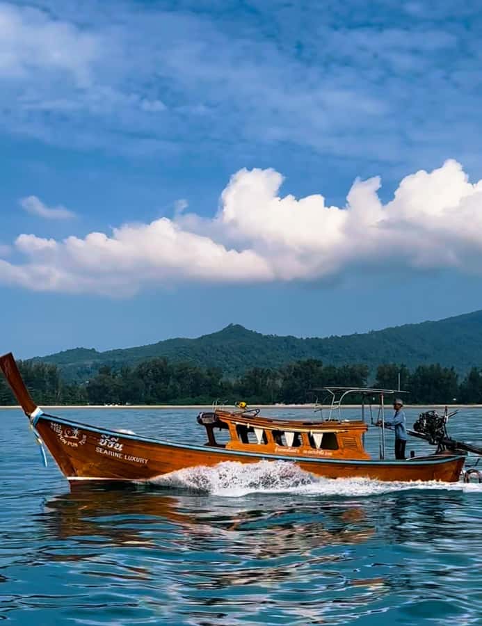 From Krabi : Private Luxury Longtail Boat - What the $241 price really buys