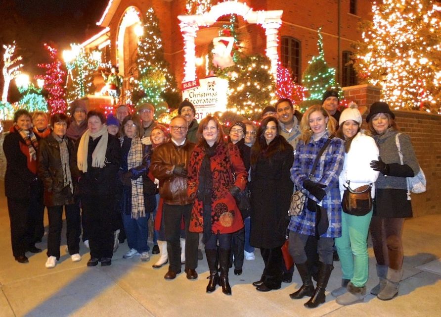 From Manhattan: 4-Hour Christmas Lights Luxury Bus Tour - The evening begins at Greeley Square Park
