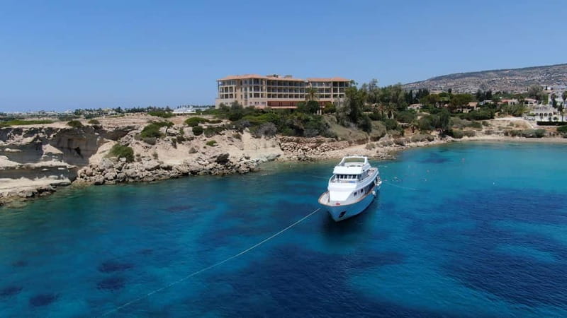 From Pafos: Ocean Flyer VIP Cruise - Adults Only - Hotel pickup starts the day without a scramble