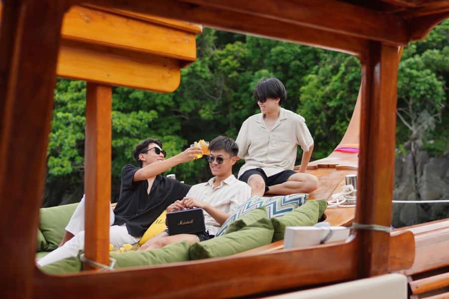 From Phuket : Private Luxury Long Boat to Khai Islands - Snorkeling near Holiday Island