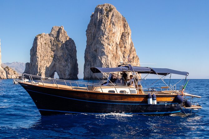 From Sorrento or Positano: Capri Island Private Boat VIP Tour - Swimming from the boat, the best part for many people