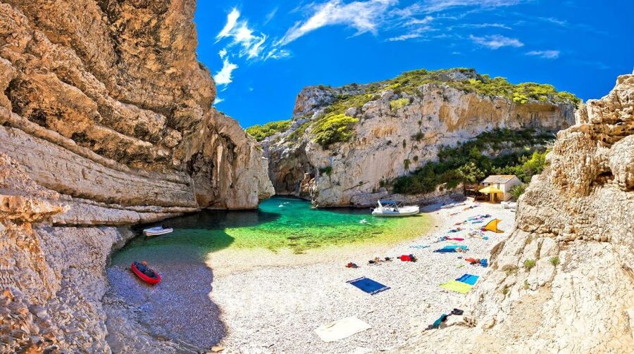 From Split: Blue Cave and Hvar Guided Tour by Luxury Boat - Meeting your boat beside Split’s Riva