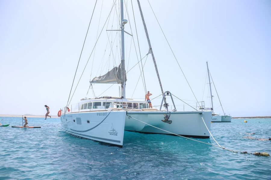 Fuerteventura: Private Luxury Catamaran to Lobo Island - Key points at a glance