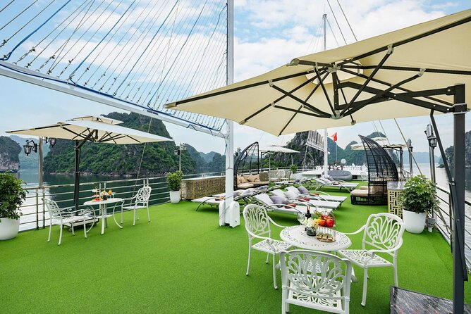 Full day Halong Bay Luxury Cruise - buffet lunch, kayak, swim. - Service, Comfort, and Group Size