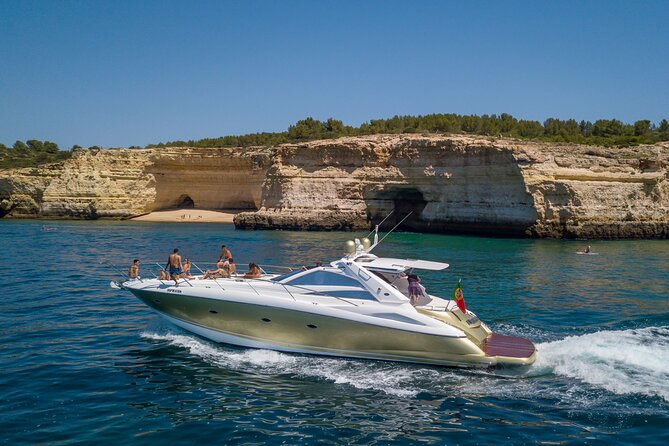 Full-Day Private Cruise in the Algarve Coast by Luxury Yacht - Cruising toward Benagil Cave