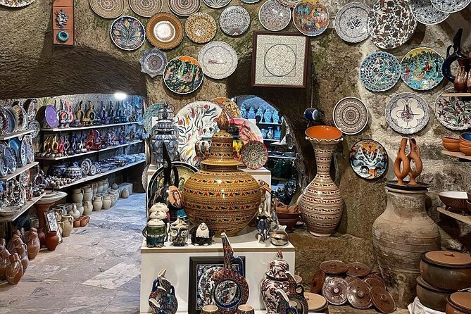 Full-Day Private Luxury Cappadocia Tour - Kaymakli Underground City below the hill