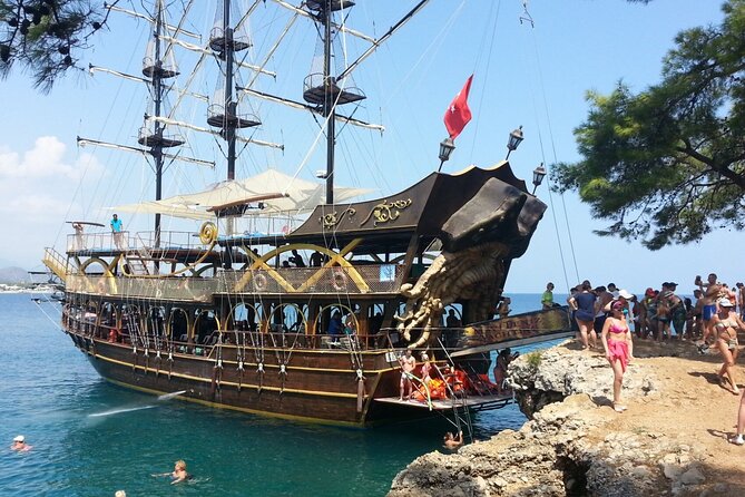 GONSTER : Luxury Pirate Boat Trip Lunch & Soft Drinks & Transfer - Boarding GONSTER in Kemer