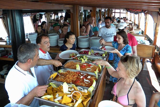 GONSTER : Luxury Pirate Boat Trip Lunch & Soft Drinks & Transfer - Cennet Bay and lunch on board