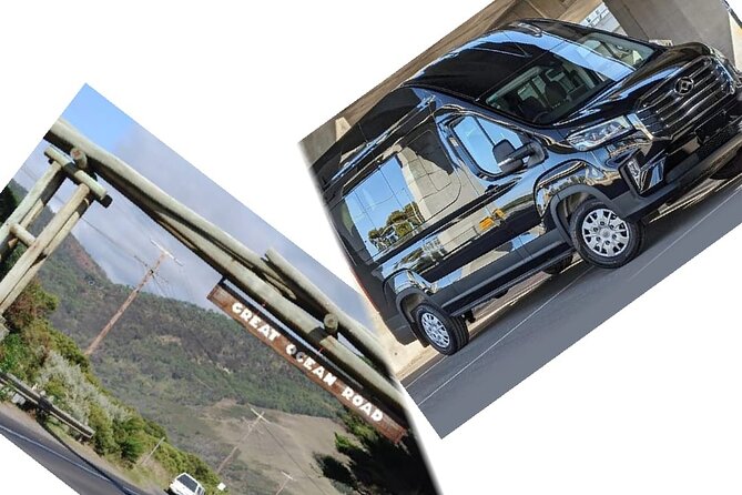Great Ocean Road Tour Reverse –SML GRP-DLUX Mini Bus Hotel Pickup - Colac starts the inland run