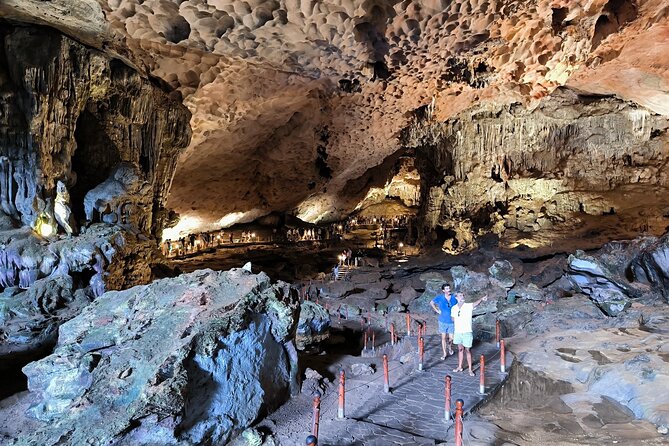 Halong & Bai Tu Long Luxury Day Tour - Fishing village & Kayak - Thien Canh Son Cave at 14:30