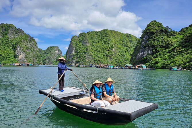 Halong & Bai Tu Long Luxury Day Tour - Fishing village & Kayak - Afternoon Views and Sunset on the Sundeck