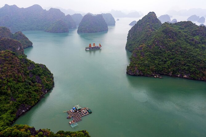 Halong Bay 3 days 2 nights on PEONY CRUISES 5 Stars LUXURY - Day three: Cat Ba Island and Trung Trang Cave