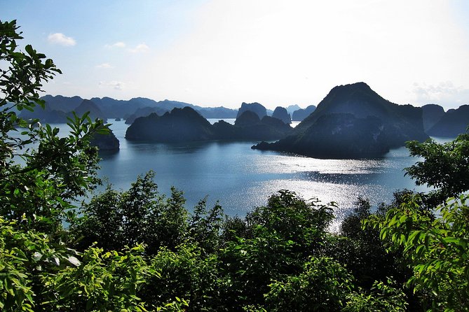 Halong Bay Cruise Discovery Luxury Day Tours - Three Peach Beach and the afternoon scenery