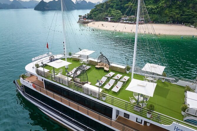 Halong Bay Day Tour Luxury Cruise With Jacuzzi and Buffet Lunch - Key points to know before you book