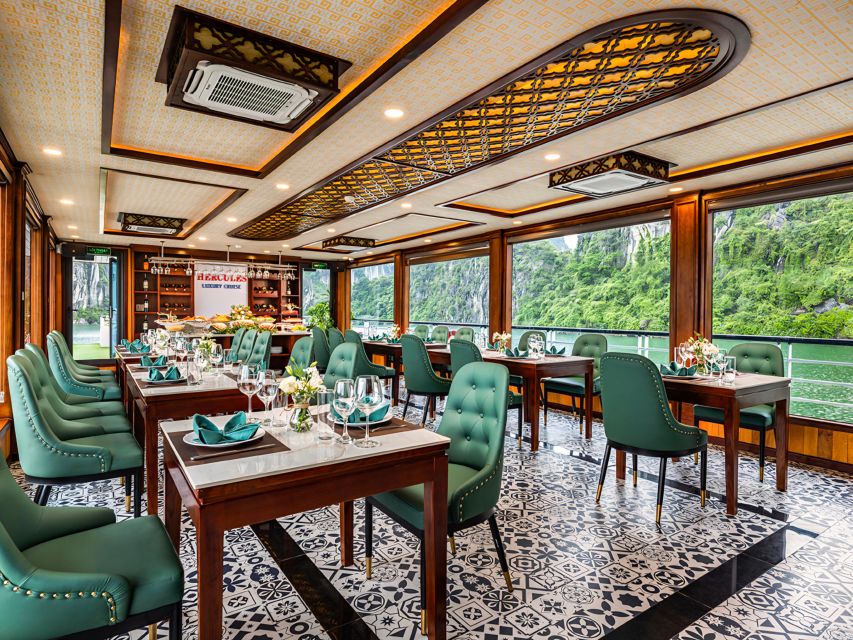 Halong Bay Luxury Cruise with Kayaking & Lunch Buffet - Luon Cave offers the most active choice