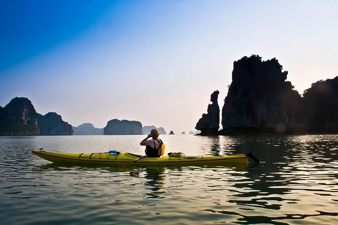 Halong Bay luxury day tour to Sung Sot Cave - Ti Top Island and the climb for the best view