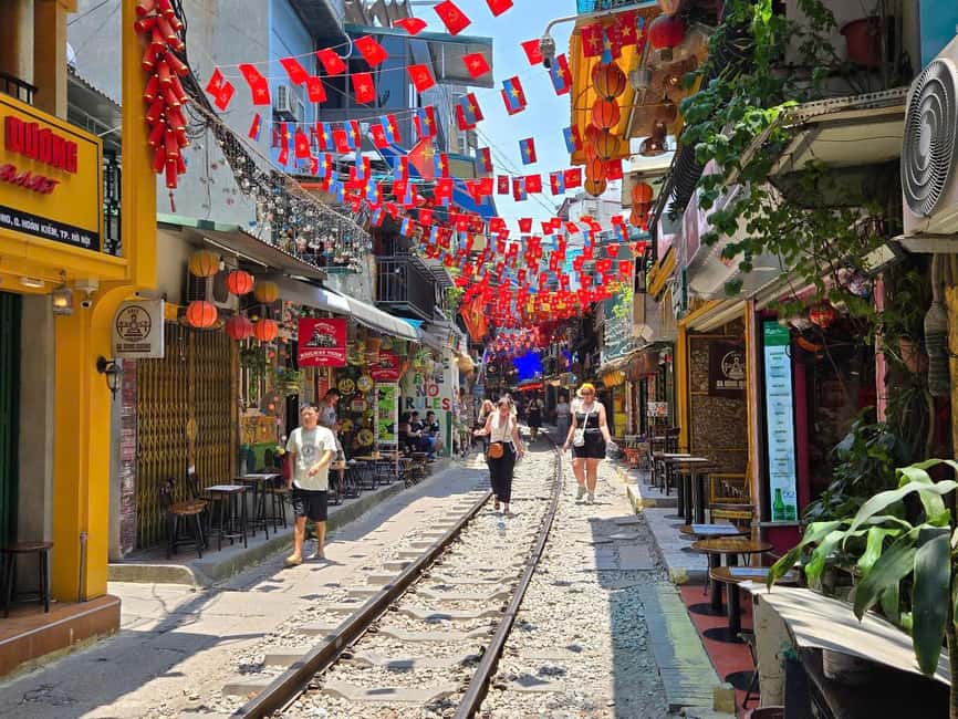 Hanoi City Tour: Bat Trang, Train Street, Lunch & Luxury Bus - Train Street is the day’s main photo stop