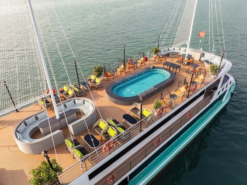Hanoi: Ha Long Bay Full Day Trip - Amethyst Luxury Cruise - Boarding the Amethyst and settling in
