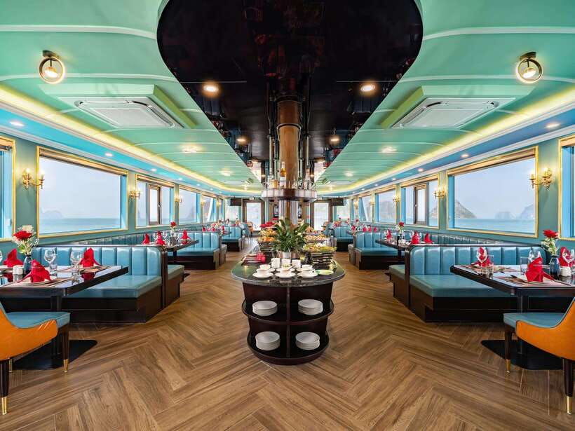Hanoi: Ha Long Bay Full Day Trip - Amethyst Luxury Cruise - Lunch with seafood, vegetarian choices, and a few caveats