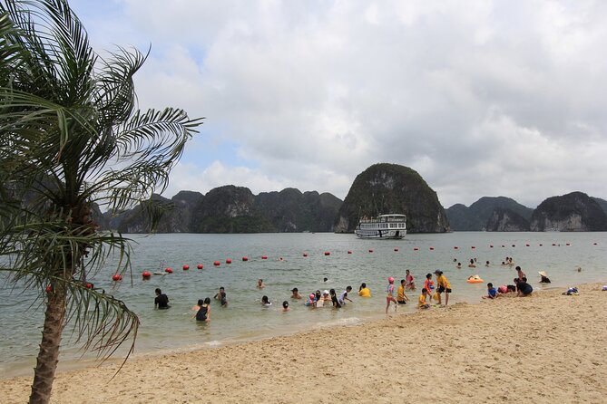 Hanoi - Ha Long Luxury Day Cruise with Kayak & Cave Adventure - The pearl farm stop in Ha Long Bay