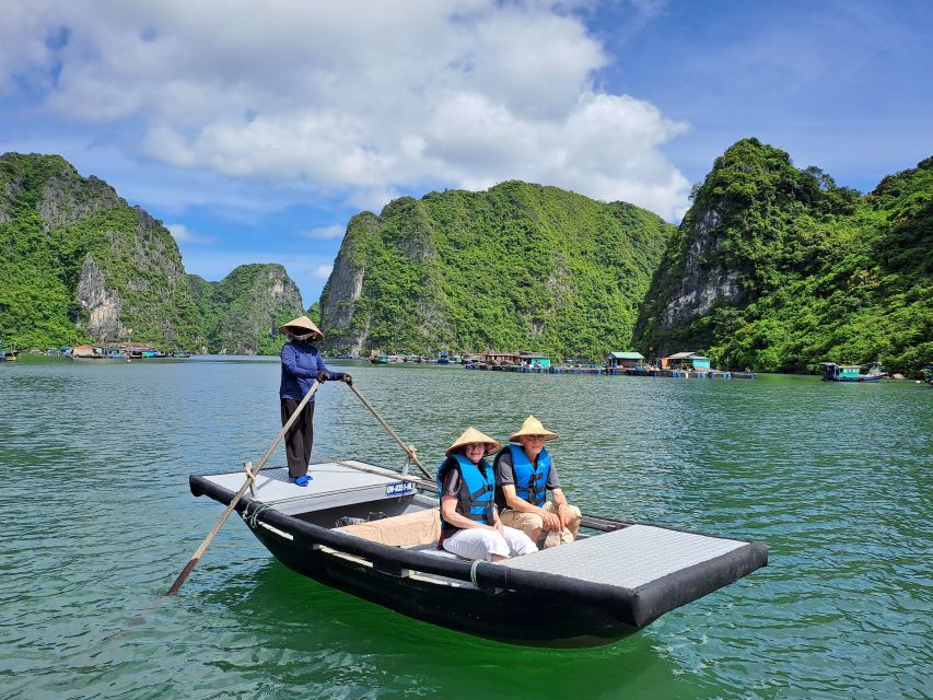 Hanoi Halong Luxury Day Tour with Private Cabin - Titop Island, the viewpoint, and the beach