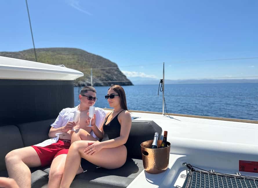 Heraklion Luxury Sailing Catamaran Dia Island | Gourmet Menu - The Return to Heraklion