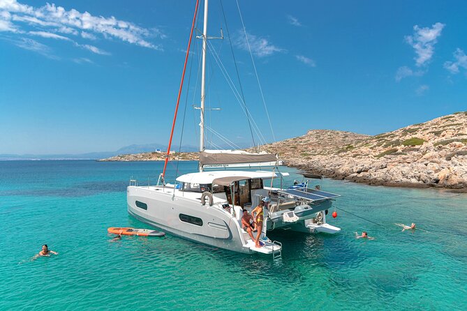 Heraklion: Sunset Luxury Cruise with Sushi and Open Bar - Sailing Toward Dia Island